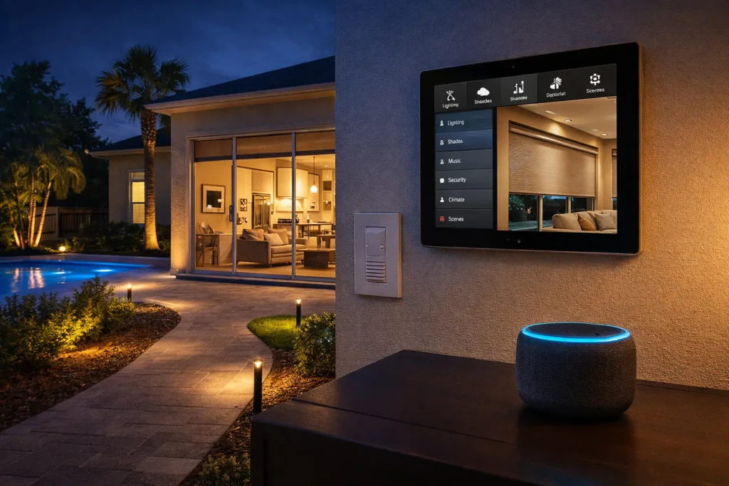 Modern Tampa home with smart features