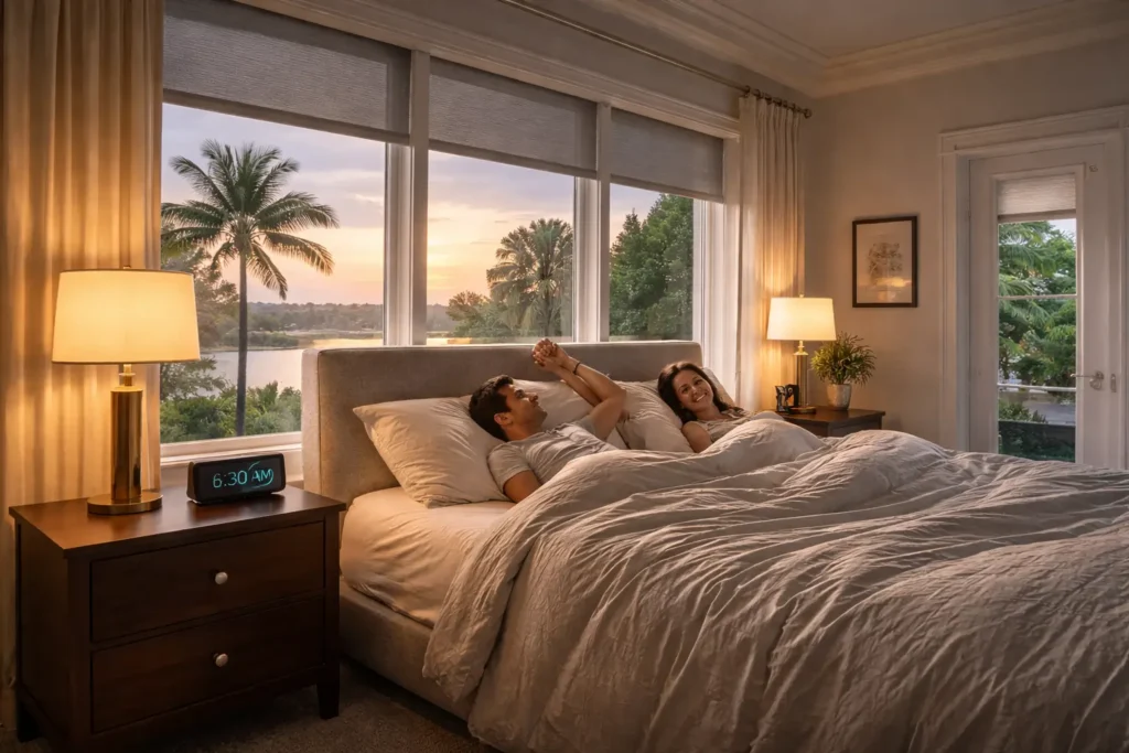 Hive : Serene morning in Tampa bedroom