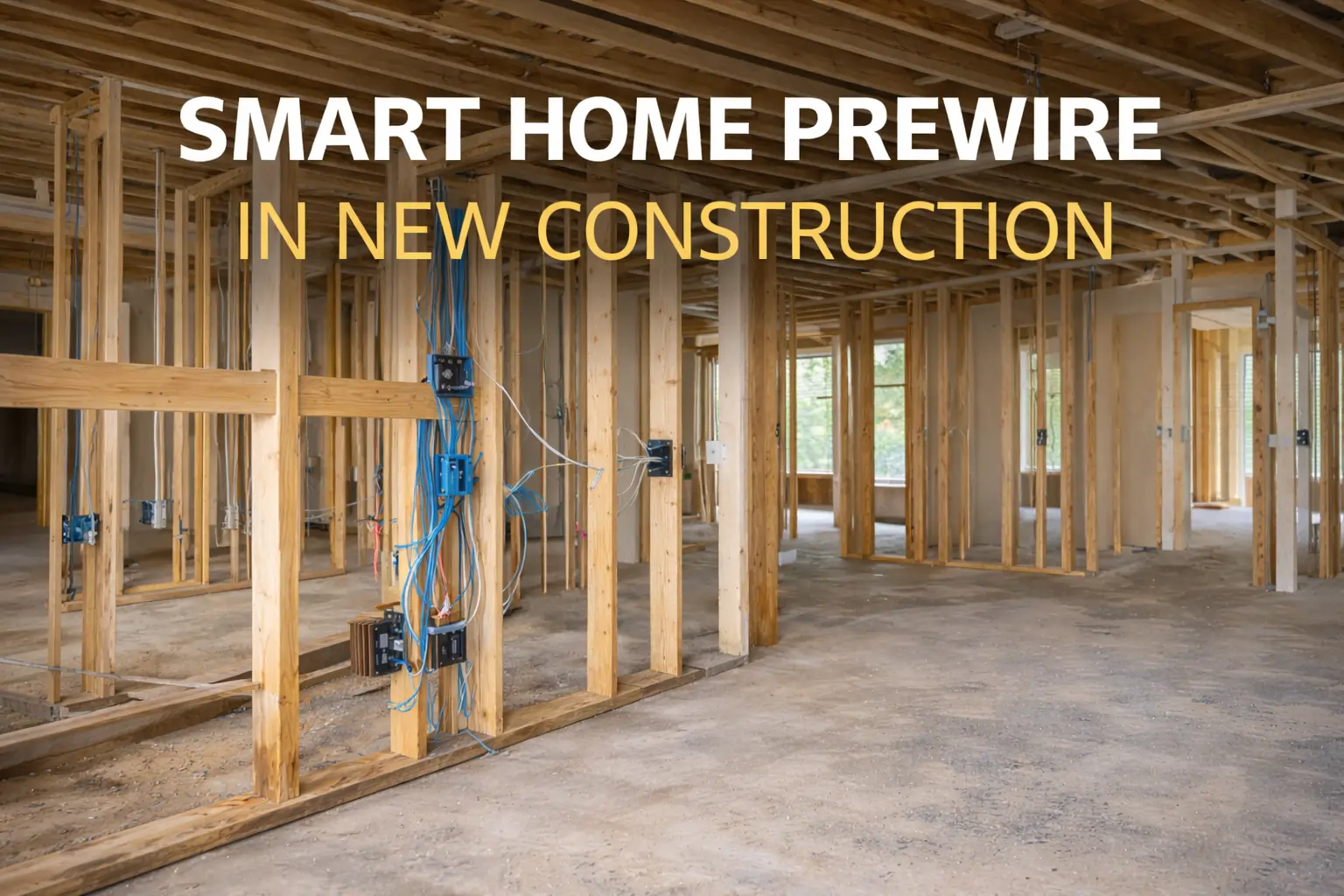 Smart-home-prewire-in-progress