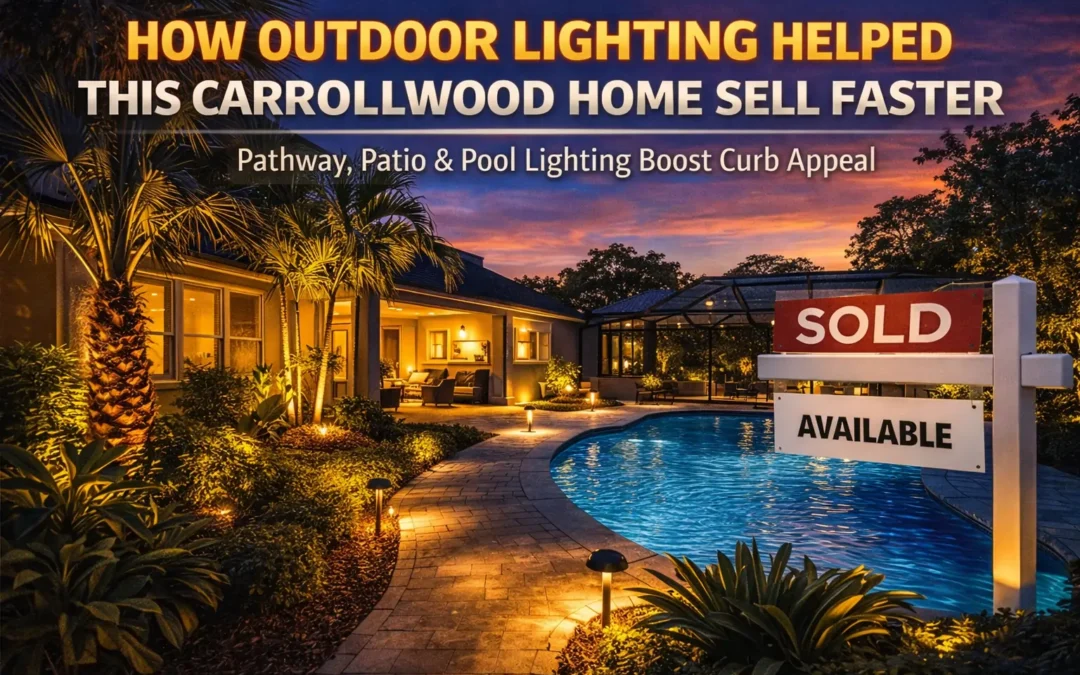 How Outdoor Lighting Helped This Carrollwood Home Sell Faster