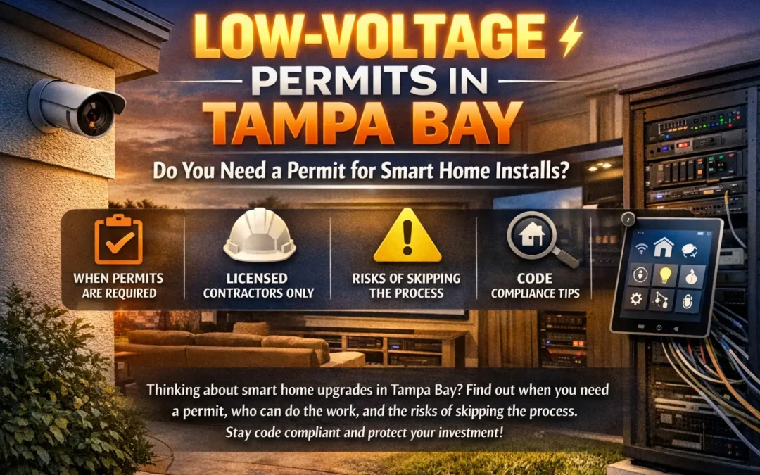 What Permits or Codes Apply to Low-Voltage Installs in Tampa Bay?