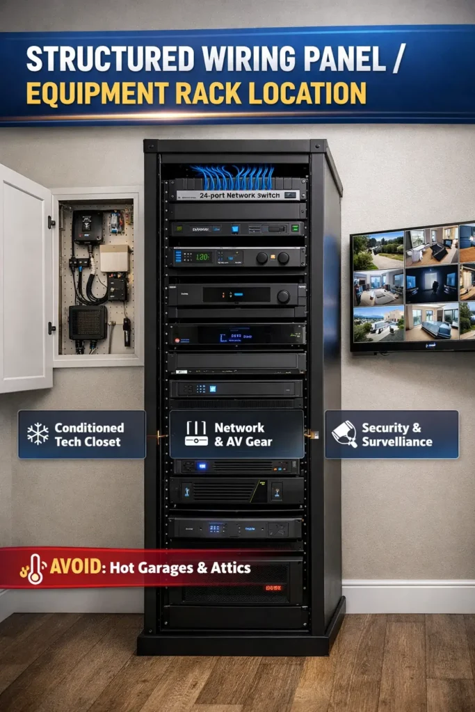 Hive Home technology setup and wiring panel